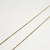 Cadena colita de ratón (1.2mm-50cm) (Acero Dorado) - comprar online