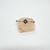 Piercing barra con sol y piedra celeste (A.Q.)