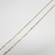 Cadena fina (0.6mm - 45cm) (Acero Dorado)