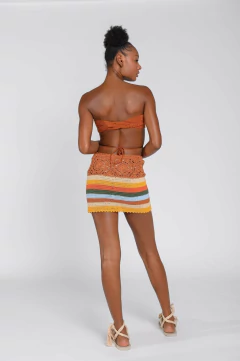 Image of Mini saia listrada água de menino