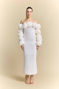 Dress branco Flores - comprar online