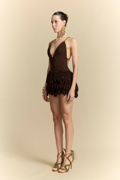 Dress Rolotê Chocolate - comprar online