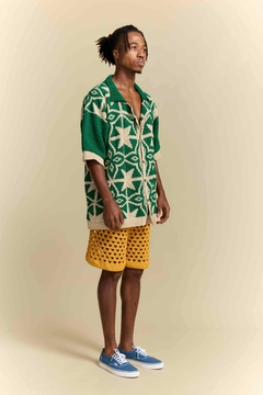 Camisa polo arabesco - Atelie Mão de Mãe
