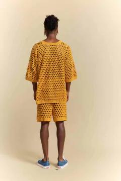 Tshirt Ampla Mustard - loja online