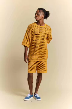 Tshirt Ampla Mustard - comprar online
