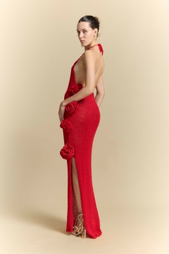 Dress Flores Red