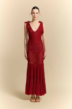 Dress Longo Red - Atelie Mão de Mãe