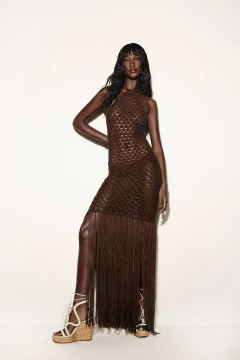 Dress Franja Chocolate