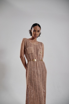 DRESS LONGO NUDE - Atelie Mão de Mãe