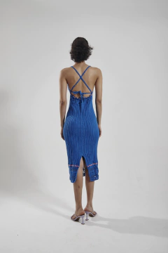 DRESS MIDI BLUE - buy online