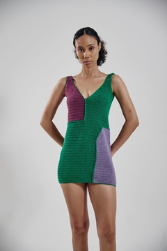 DRESS MINI MOSAICO - Atelie Mão de Mãe