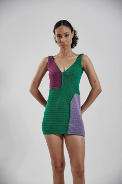 DRESS MINI MOSAICO - Atelie Mão de Mãe