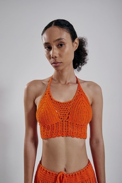 CROPPED REDE LARANJA - loja online