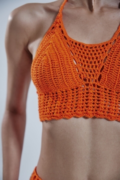 CROPPED REDE LARANJA