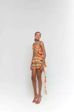 Image of Camisa crochê marrom e bege - (cópia)