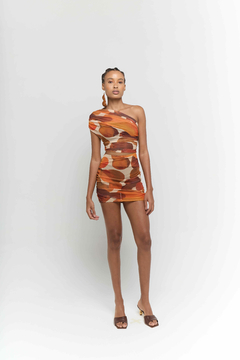 Dress Drapeado Tule Cabaças - comprar online