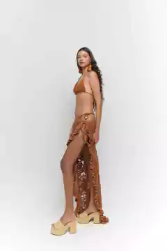 Saia crochê com búzios terracota - (cópia) - online store