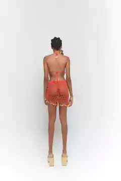 Vestido Crochê Midi Sereia Marrom - (cópia) on internet