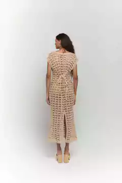 Vestido de Crochê Mostarda - (cópia) - Atelie Mão de Mãe