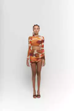 Cropped Manga Longa Cabaças