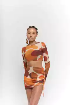 Cropped Manga Longa Cabaças - online store