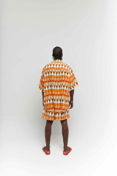 Camisa Seda Moqueca - Atelie Mão de Mãe