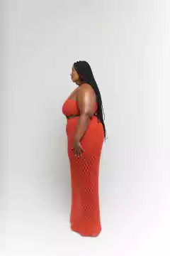 Dress Chama Fenda Lateral