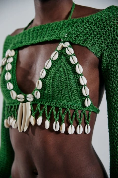 BOLERO MANGA EM CROCHÊ - online store