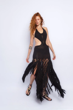 Vestido Cruise Black Franjas - online store