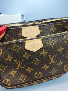 Multipochete LV Premium / Canvas e acabamento em couro LEGÍTIMO - loja online