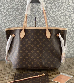 Neverfull Premium em couro legítimo e Canvas