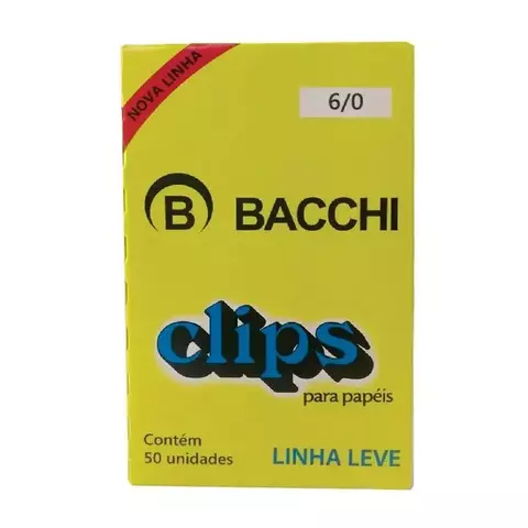 CLIPS BACCHI 6/0 - 50 UNIDADES - comprar online