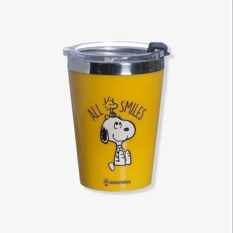 COPO VIAGEM SNAP 300ML SNOOPY CORE