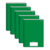 CADERNO 1/4 VERDE BROCHURA CD 48FLS STIFF JANDAIA