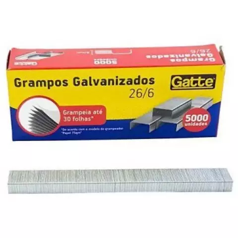 GRAMPO GALVANIZADO 26/6 C/5000 MAKE+
