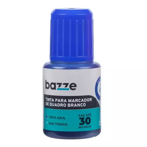 TINTA PARA MARCADOR DE QUADRO BRANCO - 20ML - AZUL - BAZZE