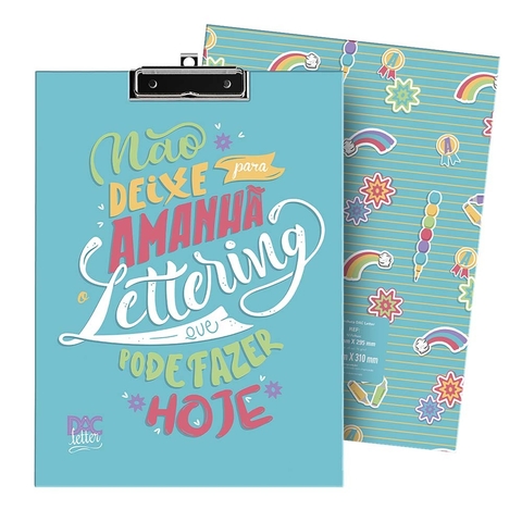 PRANCHETA PARA DESENHOS COM FOLHAS BRANCAS DAC LETTER