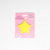 BLOCO ADESIVO PINK VIBES TRANSPARENTE ESTRELA 69MMX69MM 50F LEOARTE