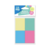 BLOCO ADESIVO - CIS STICK - CORES PASTEL 4 BLOCOS 38X50MM 100 FOLHAS