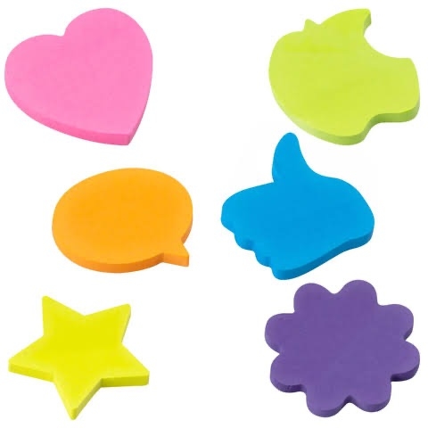 BLOCO SMART NOTES 45X45MM- COLORIDO NEON -50FLS