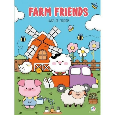 LIVRO COMFY & COZY BOOKS FARM FRIENDS - PARA COLORIR - comprar online
