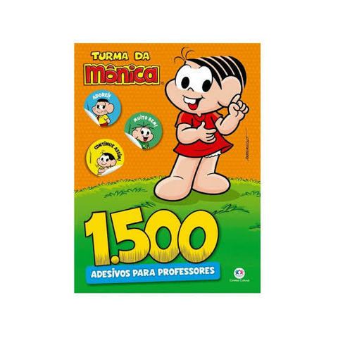 BLOCO DE ADESIVOS PROFESSORES TURMA DA MÔNICA