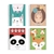 CADERNO ESPIRAL UNIV CD 10X1 160FLS CUTE ANIMALS FSC