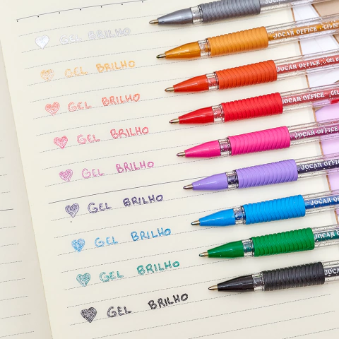 CANETA GEL BRILHO JOCAR OFFICE