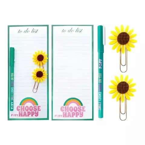 KIT ANOTAÇÃO PRIMAVERA VERDE FOFY