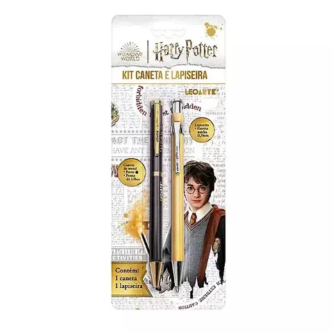 KIT OFFICE HARRY POTTER C/1 CANETA E 1 LAPISEIRA LEOARTE - comprar online
