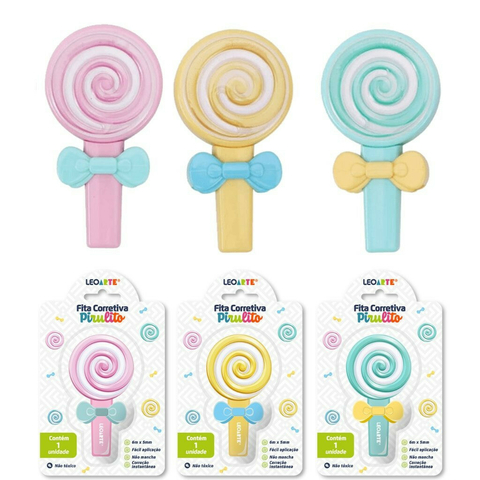 FITA CORRETIVA 6MX5MM FOOD TRENDS FORMATO PIRULITO - LEOARTE