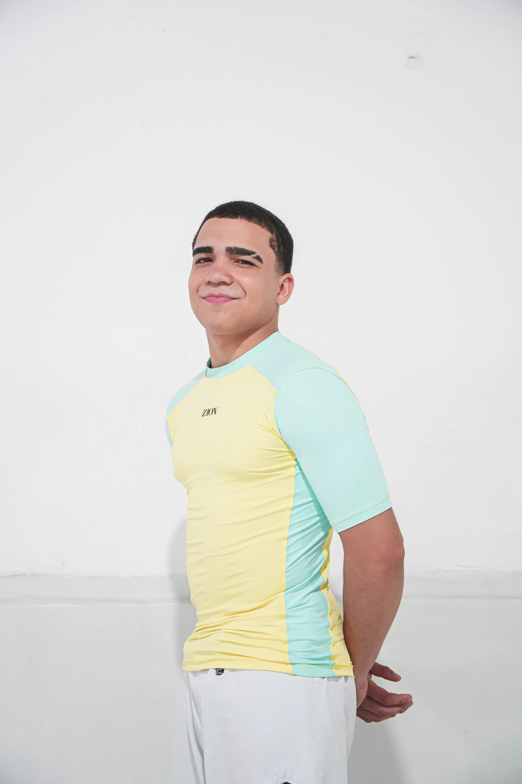 Rash Guard Light Verde e Amarelo