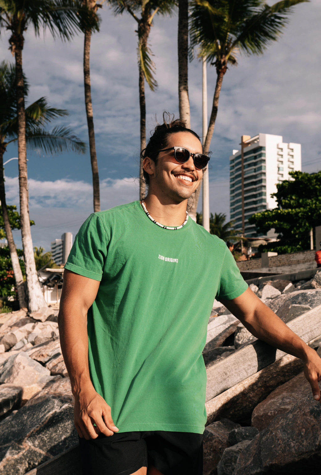 T-shirt Clássica verde