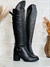 Bota Cano Longo Over Couro Bottero - Preto - Compasso Store